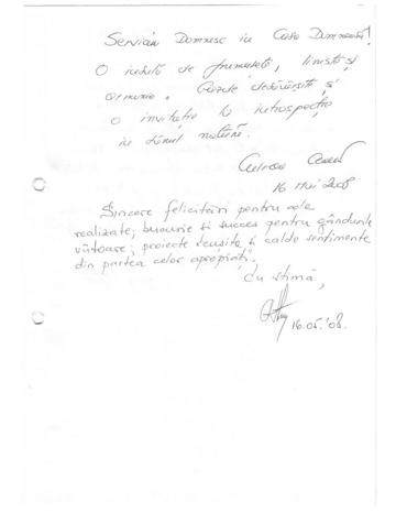 Carte de oaspeți Casa Domnească – pagina 4